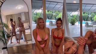 Summer Brookes' Double Blowjob Leaked: Naughty Summer Brookes Gets Her Nipples Stretched and Jizzed on Her Huge Boobs