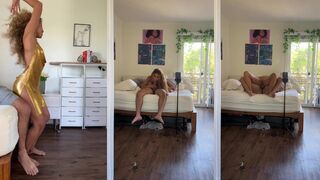 Camila Elle's leaked sex tape: Leashed in the dress