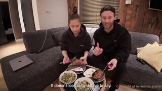 Leaked footage of Dutch Food Hermione Potter's first time with Dutch Food