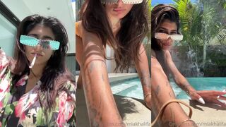 Leaked Video: Mia Khalifa Gets Nude In The Pool & Gets Naughty
