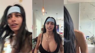 Mia Khalifa's Naked Coffee Pervs Leaked in OnlyFans Video