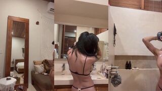 Mia Khalifa's sexy shower time caught on tape!