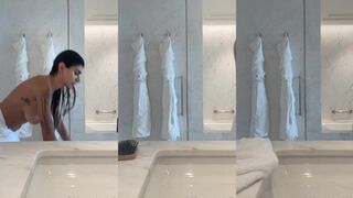 Mia Khalifa's steamy shower show leaked on OnlyFans!