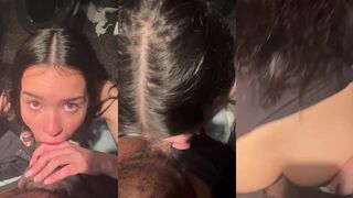 Mia Public's leaked sextape: Stepsister Mia gets wild in public restroom