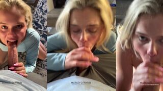 Leaked Marley Wynn's BJ in this Porn Video - OnlyFans can see it!