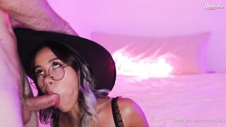Ninacola's onlyfans: Sexy Leaked Video: Watch her ride hard & get facial in witch sex tape