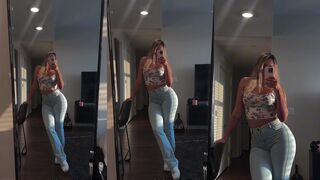 Kirstentoosweet flaunts her hot body in sexy dress & gets pegged by Leaks