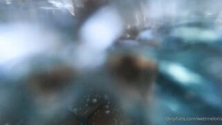 wettmelons showing her sexy body under the pool onlyfans porn